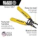 Klein Tools 11048 Dual Wire Stripper Cutter for Solid Wire, Made in USA