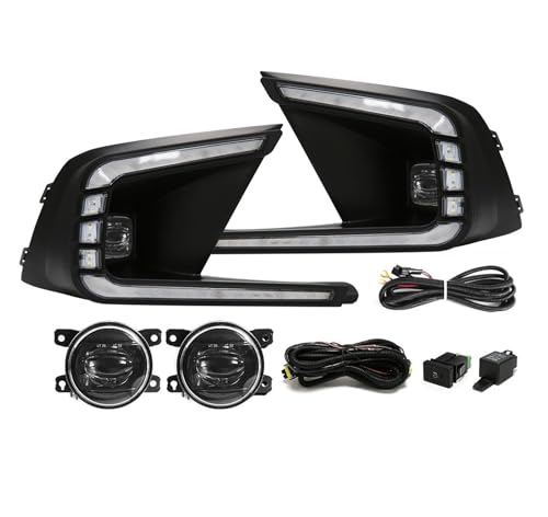 Antibrouillard auto LED DRL blanc ambre Civic 2021 2023 feux jour pare-chocs