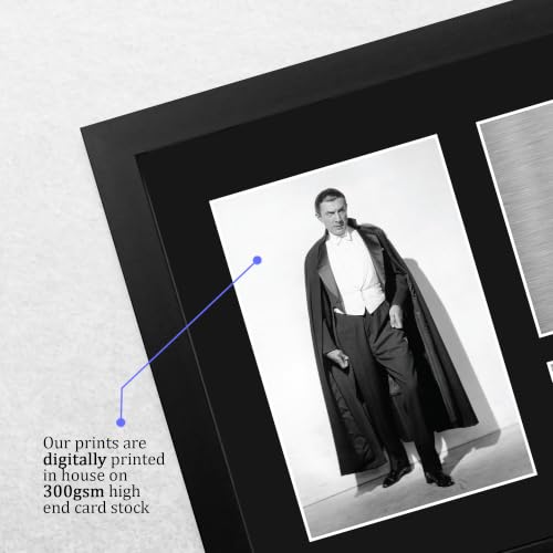 Cuadro Drácula Bela Lugosi A4 decorativo para ambientar tu sala de cine en casa 4