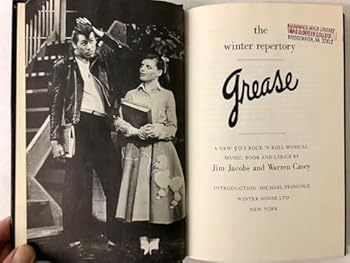 Hardcover The Winter Repertory, Grease Book