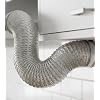 3 Metre 127 mm Alüminyum Flex Aspiratör Borusu, Isıya Dayanıklı, Esnek Havalandırma Hortumu, Davlumbaz ve Banyo Fanı Uyumlu