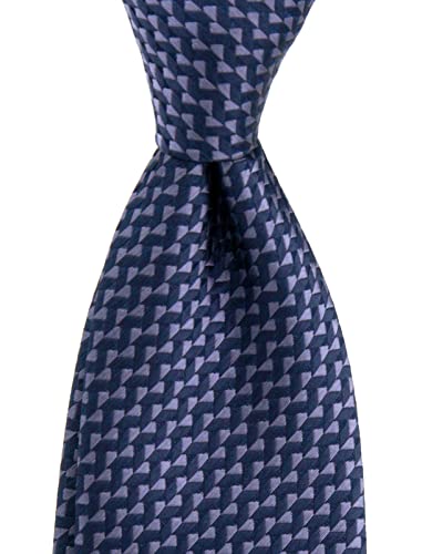 Fashion Formal Men's Neckties ,Classic Woven Business Ties For Men,3 Inches (7.5 Cm)(Navy) #TOP1