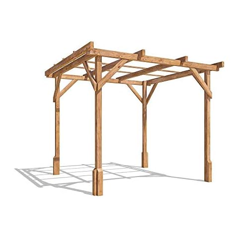 Dunster House Wooden Pergola Garden Shade Kit Utopia (W2m x D2m) Cover