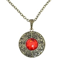 Chaks - Collar de vampiro con colgante, joya gótica de metal,