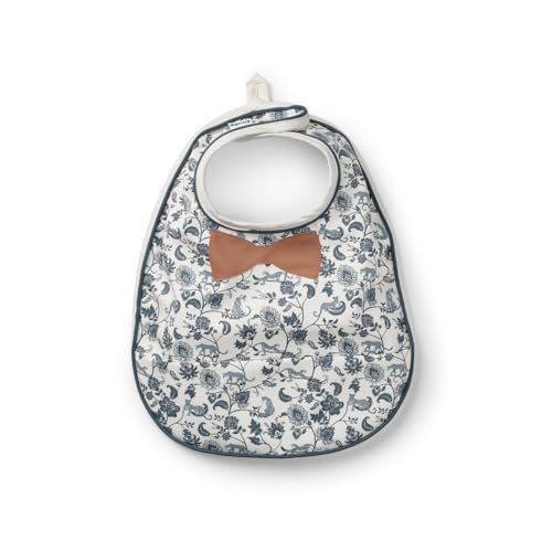 [GfB] HGv ۈ牀  h k xr[ Gv X^C ru Baby Bibs Blue Garden Leo Toile Bow