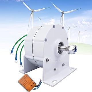 High Power Wind Turbine Generator - Efficient Permanent Magnet AC for Off-Grid Renewable Energy Solutions, Ideal for Sustainable Power Generation and Home Use