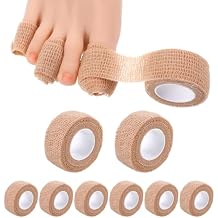 Gjinxi 8Pcs Broken Big Toe Little Toenail Protectors Women Men, Runners Big Toe Caps Covers Bandages, Toes Guards for Feet Sleeve, Toes Cushions for Pain Relief, Corn Removers