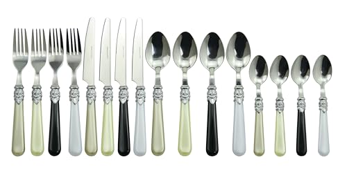 Image of Gypsy Color Glam Mix & Match Stainless Steel Flatware Collection, Set of 16