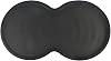 8-Shaped Silicone Dog Cat Bowl Mat Non-Stick Food Pad Water Cushion Waterproof,19X10.5 Black