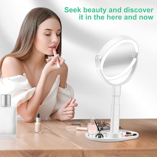 Espejo de Maquillaje Doble 20X/1X LED Ajustable miniatura 6