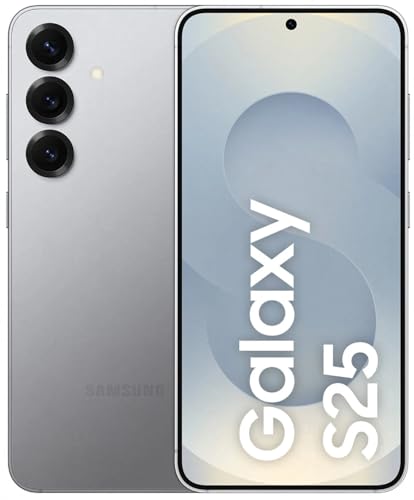 Image of Samsung Galaxy S25 5G (Silver Shadow, 12GB RAM, 128GB Storage) | Snapdragon 8 Elite for Galaxy Processor | 50MP Triple Camera | 6.2-inch Dynamic AMOLED 2X Display | 4000mAh Battery | 5G Smartphone