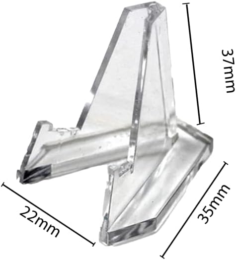 Plastic coin display stand 10 Pc
