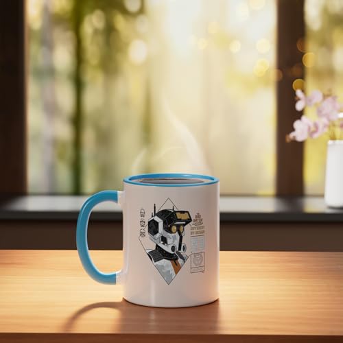 Taza de cerámica Star Wars The Bad Batch azul/blanca 11 oz miniatura 3