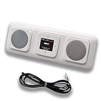 Busch-Jaeger (Original) DAB+ Unterputzradio UP Radio 8215U-101 (8215U-101) Komplettset Reflex SI alpinweiß +2x Lautsprecher in 3fach Rahmen 2513-214+0,9 Meter EBROM Wurfantenne zur Empfangsoptimierung