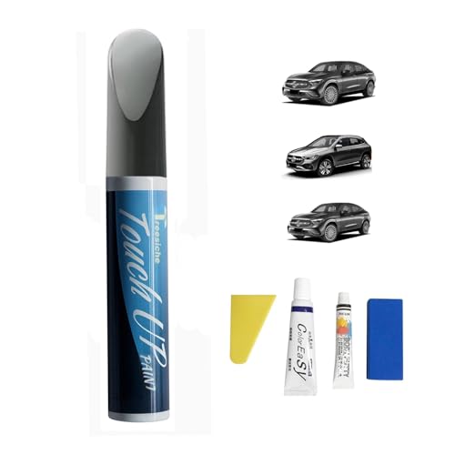 Treesiche Rimuovi Graffi Auto per Mercede-Benz, Penna Ritocco Vernice Auto, Soluzione Rapida e Facile per la Riparazione, Mountain Grigio (787)