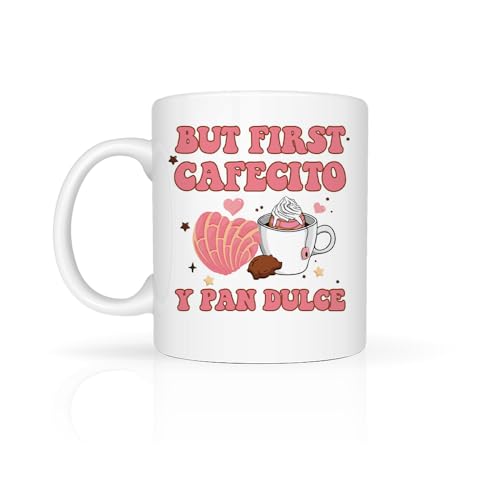 Pan Dulce Lover Gift, Conchas Lover Gift, Spanish Coffee and Conchas Pun Mama, Baker Gifts, Mother's Day Birthday Christmas Gifts For Latina Mom, 11 Oz Coffee Mug Cup