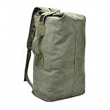 DLXARSOT Military Tactical Backpack Large Capacity Travel Climbing Bag Duffel Bag Top Load Double Strap Canvas Backpack