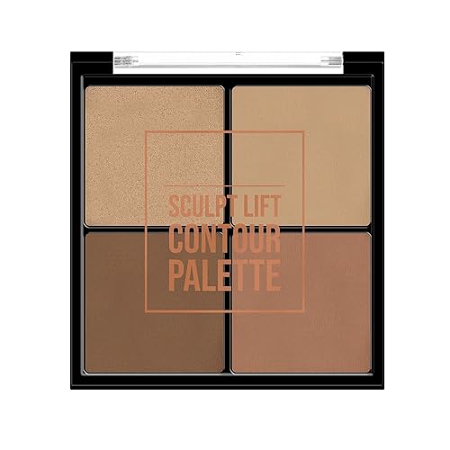 4 in 1 Long Lasting Sculpt Lift Contour Pallate Highlighting Blend with Suitable for Various Skin Tone for Personal and Professional Face Makeup Use |Shade 2