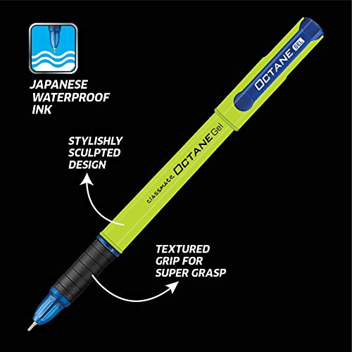 Bolígrafo Gel Classmate Octane Neon Azul x11 miniatura 3