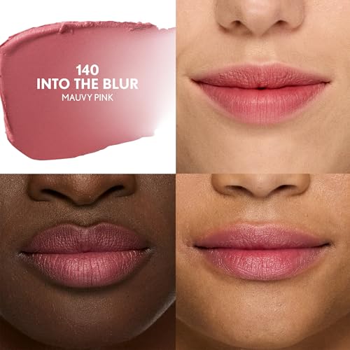 COVERGIRL Clean Fresh Yummy Blur Lipstick, Blurring Effect, Matte Lip Color, Fresh Pear Flavored, Vegan Formula - 140 Into the Blur (Mauvy Pink)