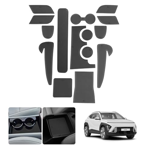 Alfombrillas antideslizantes consola central Hyundai Kona SX2 EV 2024
