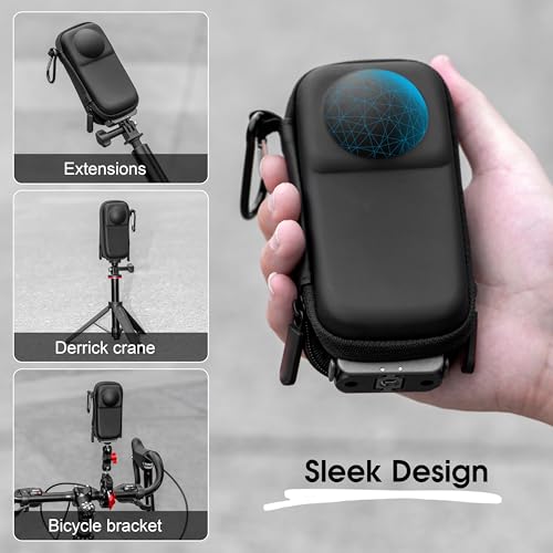 Maleta rígida para Insta360 X4 Air con mosquetón miniatura 4