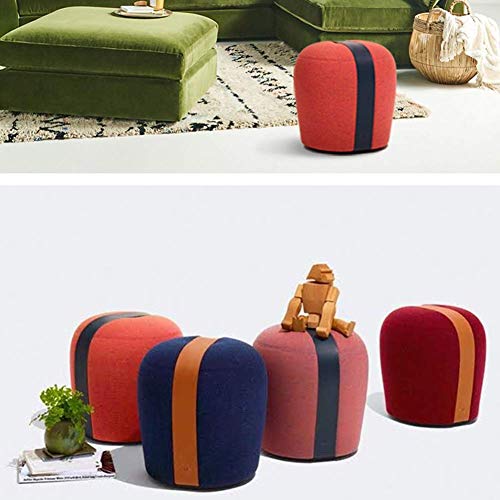Sofá taburete multifuncional MU reposapiés minimalista creativo portátil de madera 6