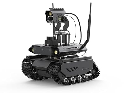 Waveshare UGV Beast ROS 2 Open-Source Off-Road Tracked AI Robot, Compatible with Jetson Orin Nano/NX, with 360° Flexible Omnidirectional Pan-Tilt, Includes Jetson Orin Nano 4GB Kit