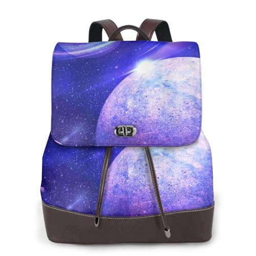 Sac à dos voyage noir femme imperméable en cuir PU et nylon léger antivol