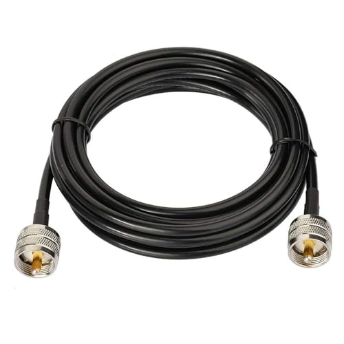 Image of Superbat PL259 Cable UHF Male PL-259 to Male PL-259 RG58 Coax Cable 6ft
