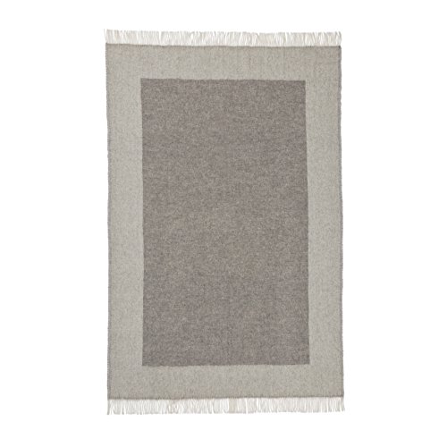 Urbanara, coperta plaid Karby, 100% pura lana