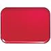 Cambro 2632521 10 7/16" X 12 3/4" (26,5 X 32,5 Cm) Rectangular Metric Red Fiberglass Camtray-2632521