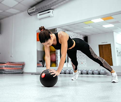 GOOGIC 10lb Basic Slam Ball Medicine Ball, Ideal for Cross Training, Core Exercises Plyometric and Cardio Workouts
