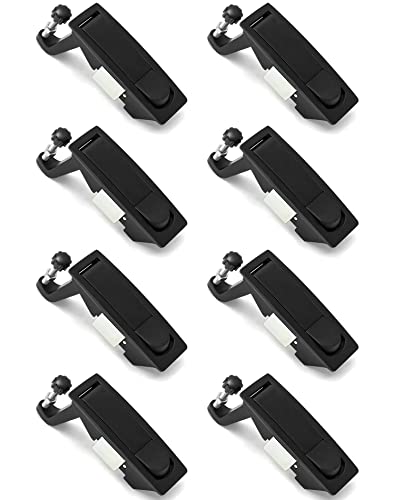 Qwork WD7734 8Pcs Compression Latch Lock Zinc Alloy Flush Lever Latch Adjustable Grip Range 0.04 Inch-0.94 Inch cover
