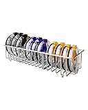 QIHS Cup Lid Holder，Tumbler Lid Organizer，Water bottle lid Organizer，Stainless Steel Tumbler Cup Lid Organizer，torage and Organization for Water Bottle Lid，Holder for Mason Jar Lids