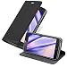 Produktbild Cadorabo Hülle für ZTE Blade L5 Plus in Nacht SCHWARZ - Handyhülle mit Magnetverschluss, Standfunktion und Kartenfach - Case Cover Schutzhülle Etui Tasche Book Klapp Style