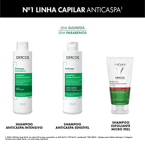 Vichy Dercos Shampoo Anticaspa Sensível 200ml