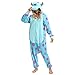 Wishliker Unisex Adult Onesie Sully Costume Halloween Christmas Cosplay Animal Cartoon Pajamas