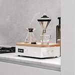 Coffee Maker with Alarm Clock, Drip Coffee and Tea Maker, 150ml Glass Cup, 180ml Extraction Tank, Timer Delay Brew Function for Fresh Morning Brews - Image 2