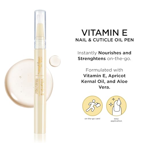 Sally Hansen Vitamin E Nail & Cuticle Treatment Pen | Hydrates and Conditions Dry Nails | Nourishing Formula with Apricot Oil | Smooth, Healthy-Looking Nails | Easy, Mess-Free Nail Care on the Go - Image 4