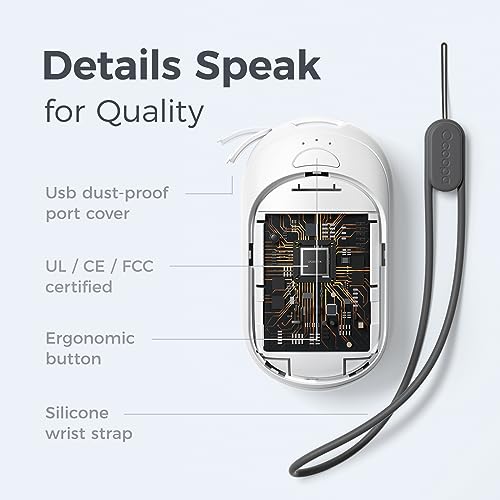 OCOOPA Magnetic Rechargeable Hand Warmers 2 Pack, Fast Heating, 3-Settings, UL Certified, Electric Portable Pocket Heater, Hunting, Golf, Camping Gear, Warm Gifts for Women, Tech Gift Men, UT3 Lite image 6