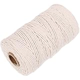 TOKIDNY 天然粗三股棉紐 カラー 包装用ひも ラッピングタグ用 多機能ロープ クリスマス ラッピング お歳暮やお年賀のプレゼントにも