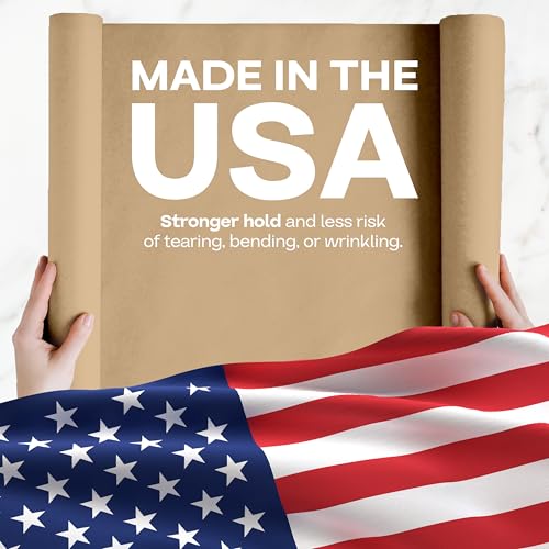 Brown Flower Wrapping Paper, 18" x 1200" (100 feet), 50lb Thick - USA-Made by IDL Packaging - Used condition - Image 2