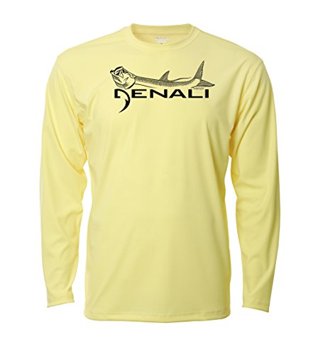 Denali Men's Tarpon Logo Tournament Teaser UPF 50+ Long Sleeve T-Shirt, UV Protection, Quick Dry Fisherman's Shirt