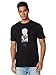 Produktbild Karl Lagerfeld Paris Herren Reflektierendes Karl with Headphones T-Shirt, schwarz, Mittel
