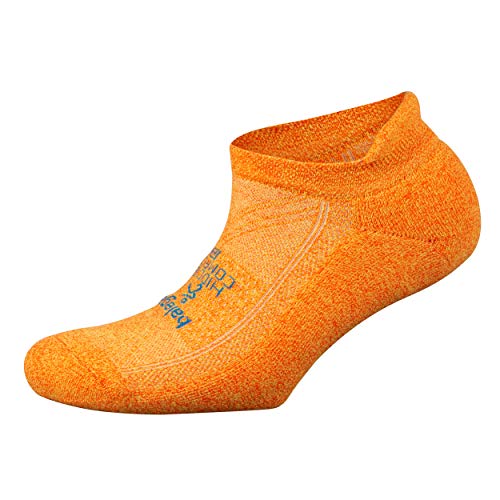 Balega Hidden Comfort Performance No Show Athletic Running Socks for Men and Women (1 Pair), Tangerine, Small