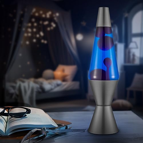 Image of Lava Lamp - 14.5 inch Cosmic Wave - The Original Motion Light - Purple Wax and Blue Liquid - Item #2633 (Amazon Exclusive)