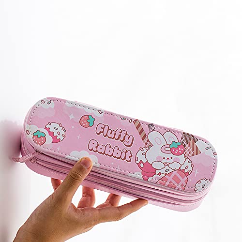 MEYYY Federmäppchen, bunt, Cartoon-Motiv, großes Fassungsvermögen Cover