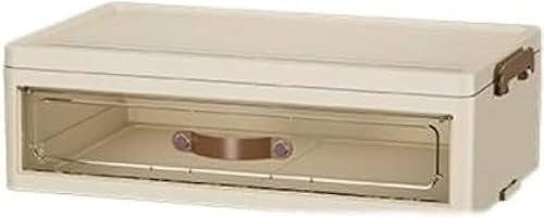 AZIEBAY デスクトップ収納ボックス、引き出しタイプ、A4ファイル/文房具/化粧品、積み重ね不要、強力な耐荷重、防塵、防湿、簡単な組み立て、省スペース、オフィスと家庭用、実用的、多機能、お手入れ簡単、耐久性、ポータブル、安心してご購入ください。