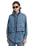Fermeture zippée G-Star Femme Veste Sans Manches Padded Mae, Bleu (faded bora wind D25344-D777-G794), M